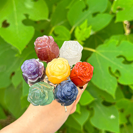 Forever Crystal Rose Carving，Anniversary，multiple colors, different materials，Auspicious Birthday Daily Engagement，Wedding Accessory Ornament，Friend，Family Girlfriend, home decoration, Valentines‘s holiday gift